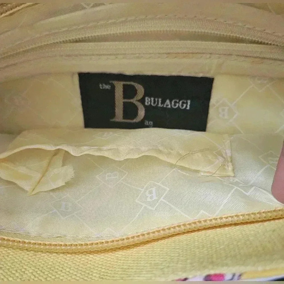 Bulaggi Hand Embroidered beaded Floral Hobo  Cotton Handbag - Picture 4 of 7